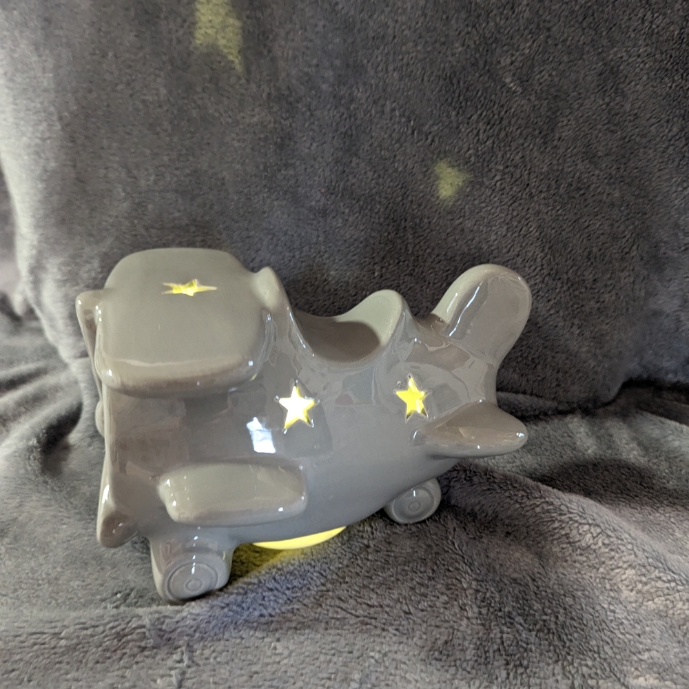 Airplane ceramic night light Lila & jack